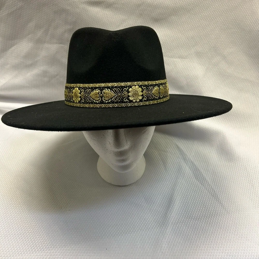 Western Style Black Hat‎